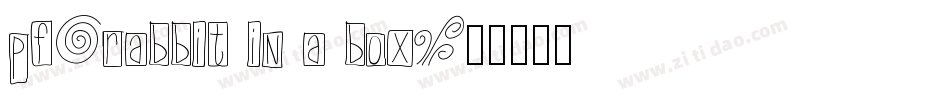 pf_rabbit in a box字体转换
